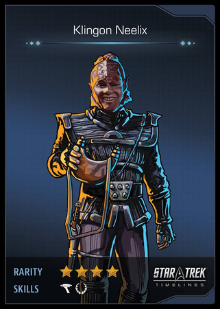 Klingon Neelix Card