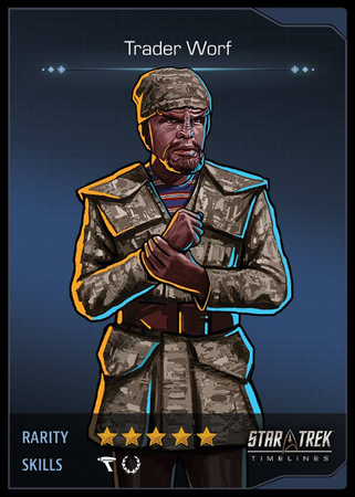 Trader Worf Card